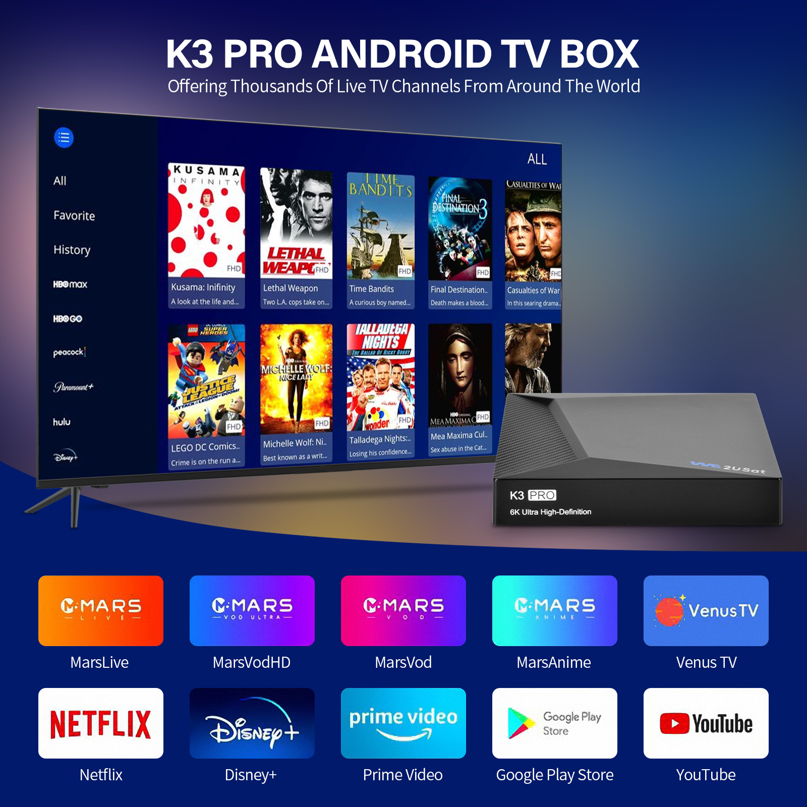 Discover Endless Entertainment with the K3 Pro TV Box: Your Ultimate 6K Ultra HD Streaming Device