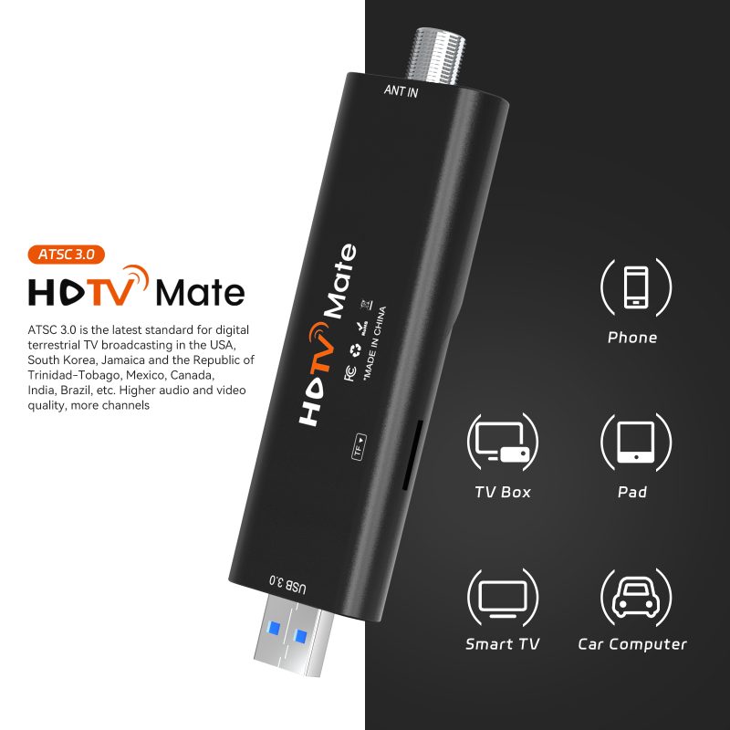 HDTV MATE ATSC 3.0 USB Tuner Stick